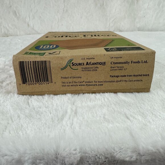 If You Care FSC Certified Compostable Coffee Filters No. 4 Size 100 Count Sealed - Picture 3 of 4